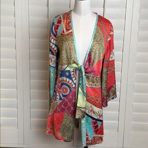 CAbi Kimono Multi print size medium Cover up